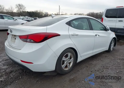 2014 Hyundai Elantra Se из США, поврежденный, VIN 5NPDH4AE6EH528535